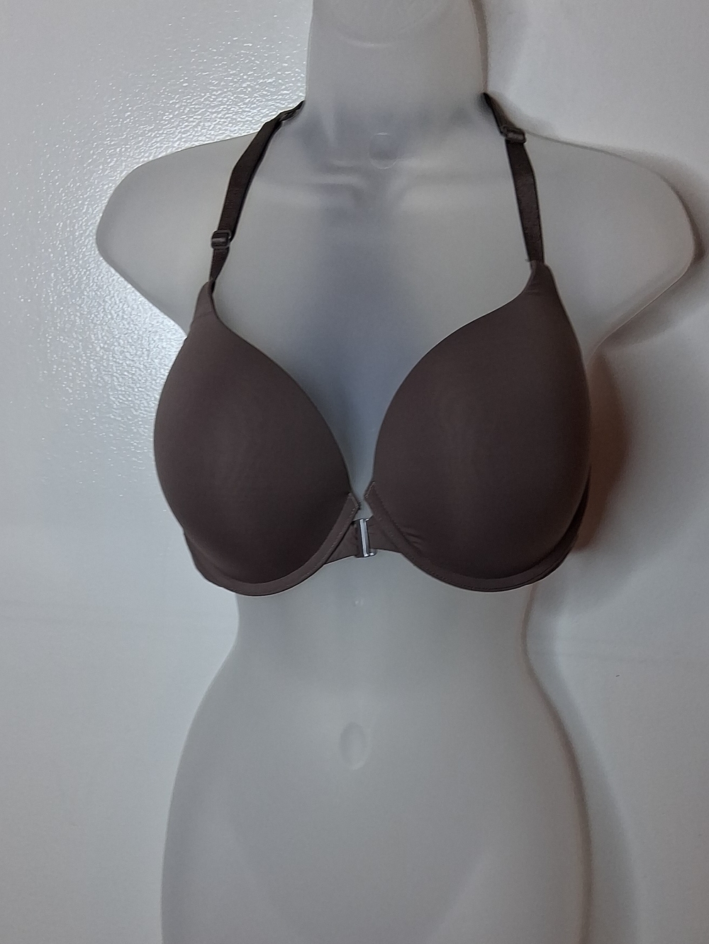 Victoria Secret Women's Size 38D Everyday Smooth Front-Close T-Shirt Bra - Brown